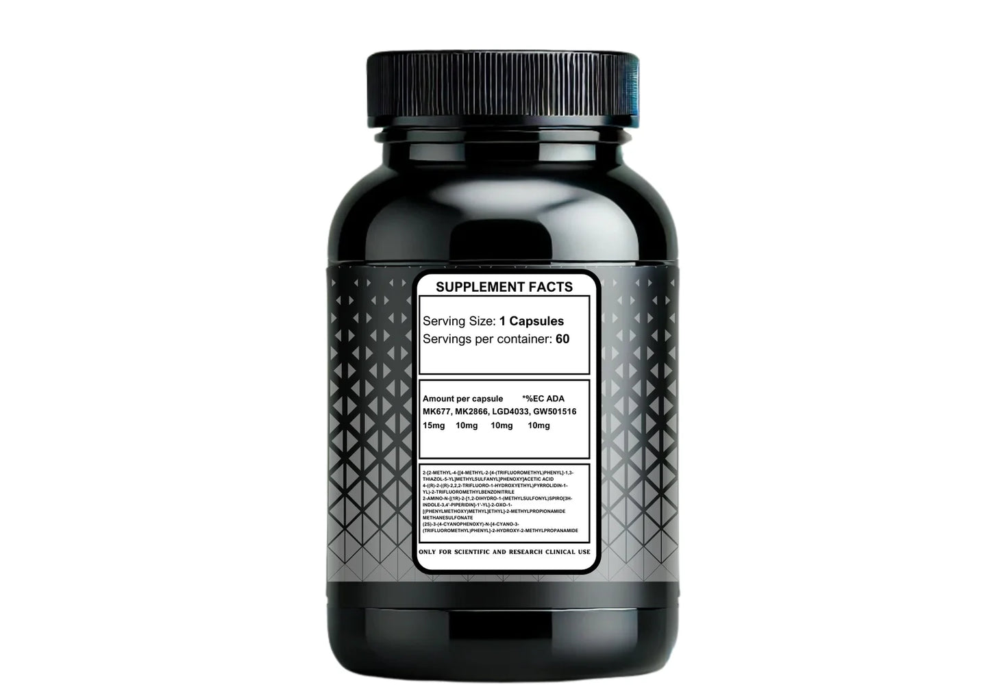 Grindlab Grind Stack - MK677 - MK2866 - LGD4033 - GW501516 60 CAPSULES