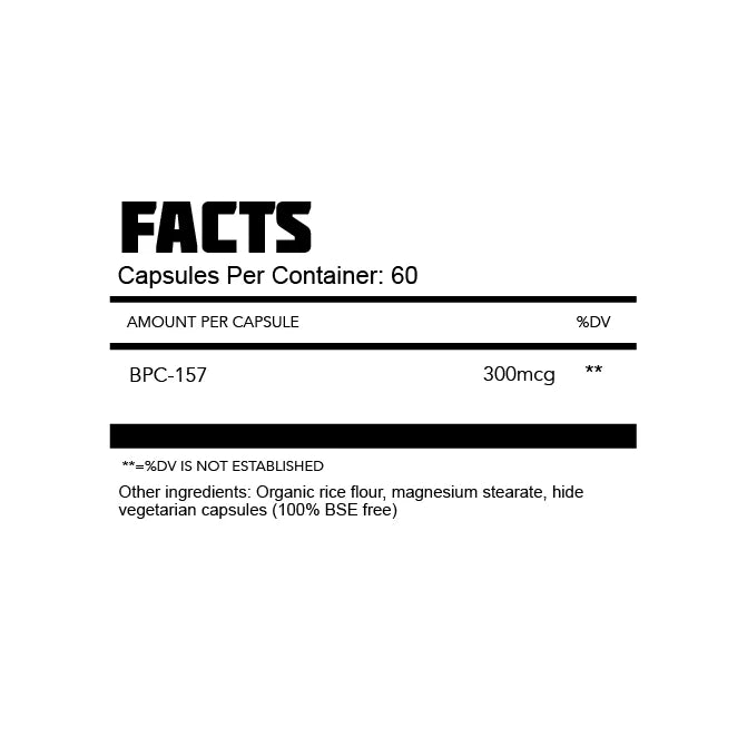 Thoroughbred Labs - BPC 157 Peptide (Capsule)