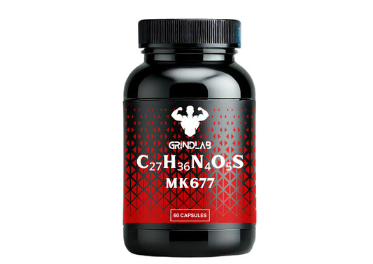GrindLab MK-677 (Ibutamoren) - 10mg & 25mg Variants 60 CAPSULES
