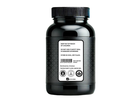GrindLab Shilajit – Natural Energy, Vitality & Performance Booster 60 CAPSULES