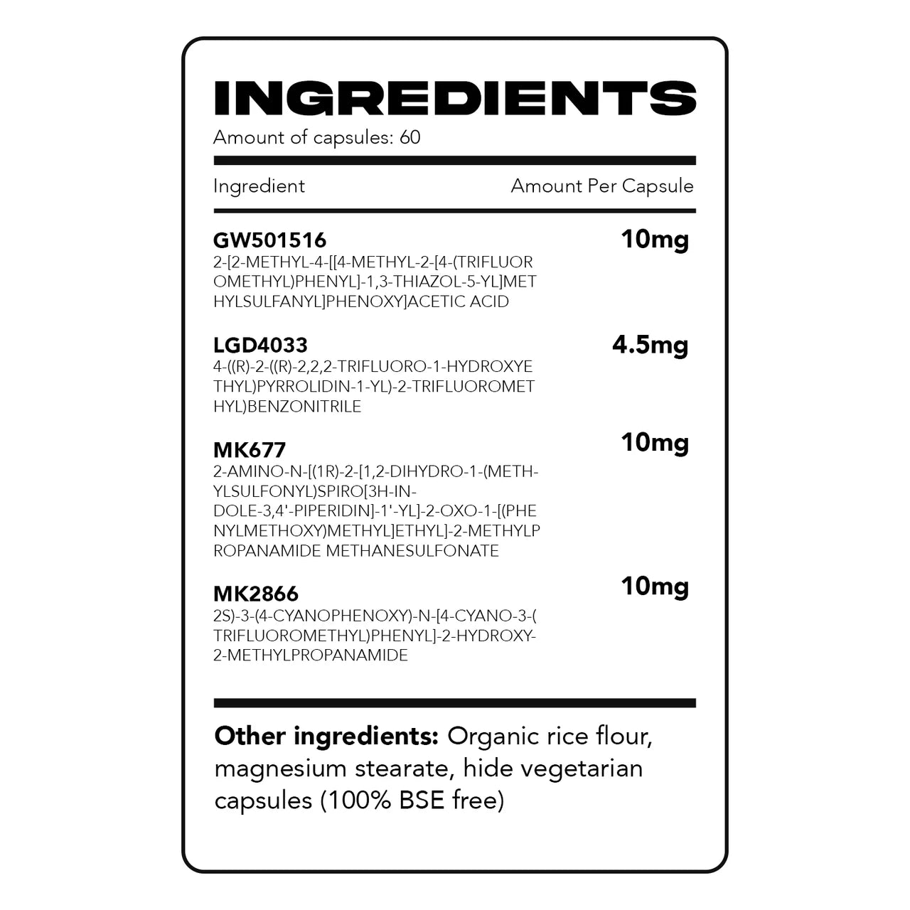 Warton Labz | Stacked AF | 60 Capsules