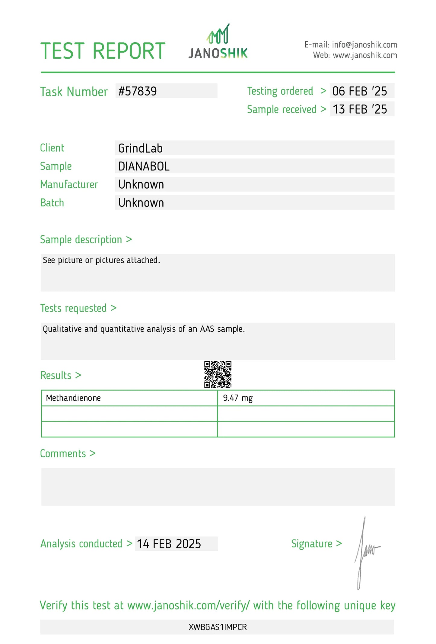 GrindLab Dianabol (Methandienone) - 10mg & 30mg Variant