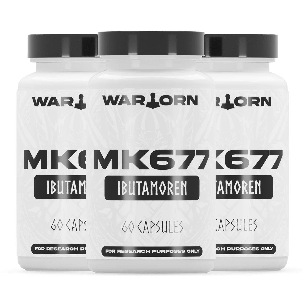 Warton Labz | MK677 | 60 Capsules - 10 mg | x3 Stack