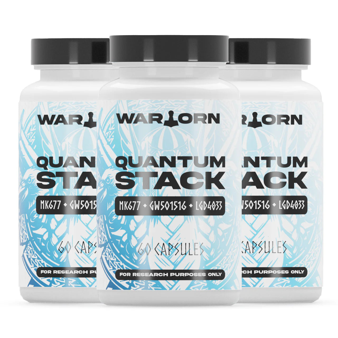 Warton Labz | Quantum Stack | 60 Capsules - 10 mg | x3 stack