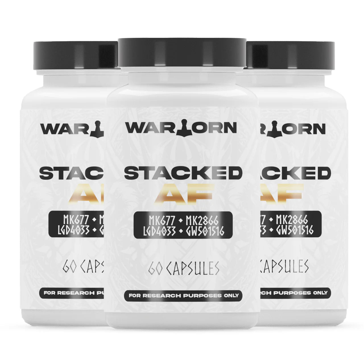 Warton Labz | Stacked AF| 60 Capsules